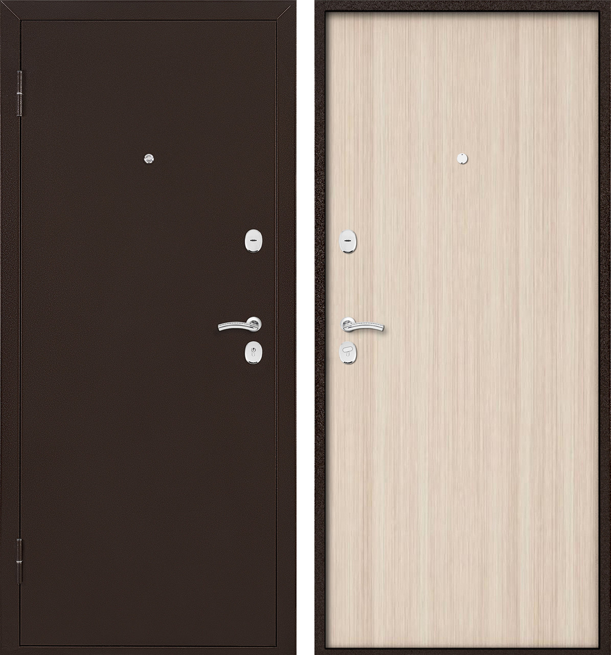 ПРОМЕТ "Марс 3" Капучино (2060х960 Левая) | Входная металлическая дверь - фото 1 - id-p211331254