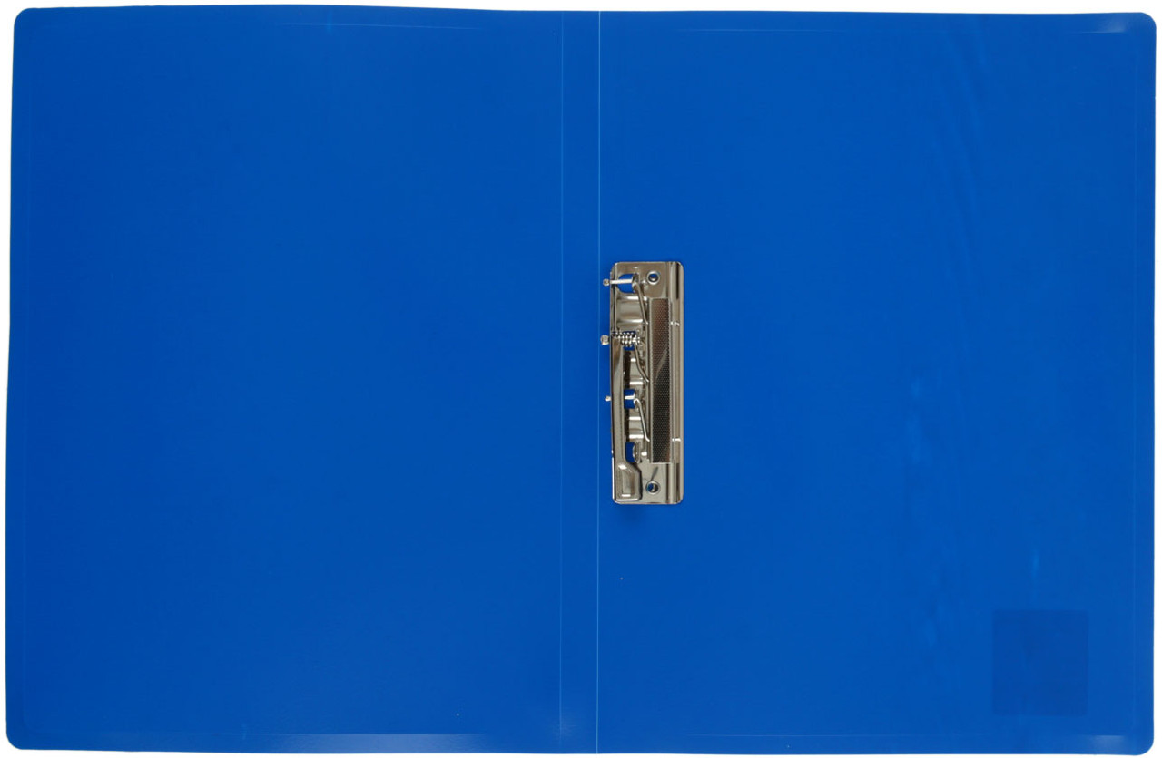 Папка пластиковая с боковым зажимом Buro толщина пластика 0,4 мм, синяя - фото 1 - id-p211328618