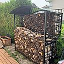 Дровница из металла, для камина, фото 6