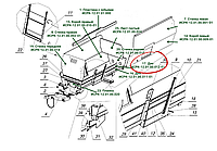 Дно ИСРК-12.01.00.012-01 (Правое) к кормораздатчику ИСРК-12 "Хозяин"
