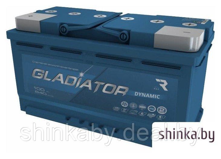 Автомобильный аккумулятор Gladiator Dynamic 6СТ-100L(0) (100 А·ч) - фото 2 - id-p211333703