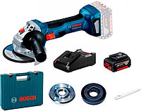 Угловая шлифмашина Bosch GWS 180-LI Professional 06019H9025 (с 1-им АКБ, кейс)