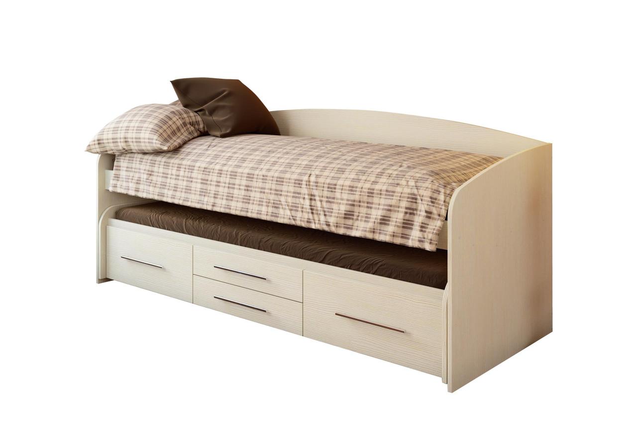 Двухуровневая детская кровать Адель 5 фабрика Олмеко - 2 варианта цвета - фото 5 - id-p61391688