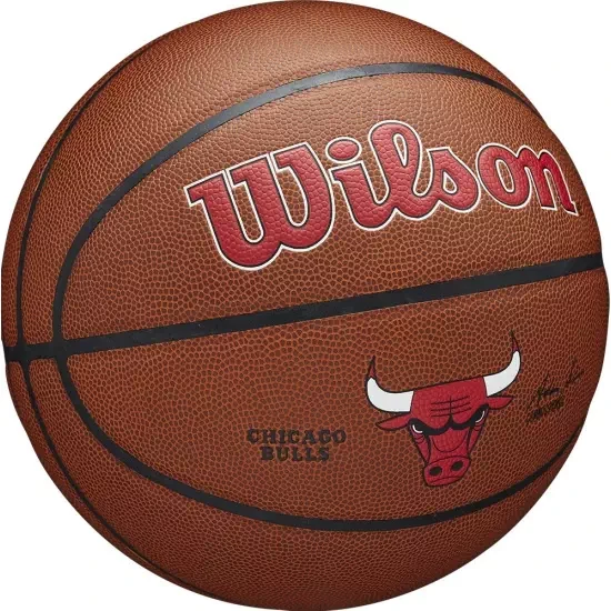 Мяч баскетбольный 7 WILSON NBA Team Alliance Chicago Bulls - фото 2 - id-p210928094