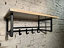 Вешалка в прихожую, из металла, в стиле лофт (LOFT), фото 6