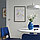 IKEA/ ГРАДВИС Ваза, синяя 21 см, фото 3