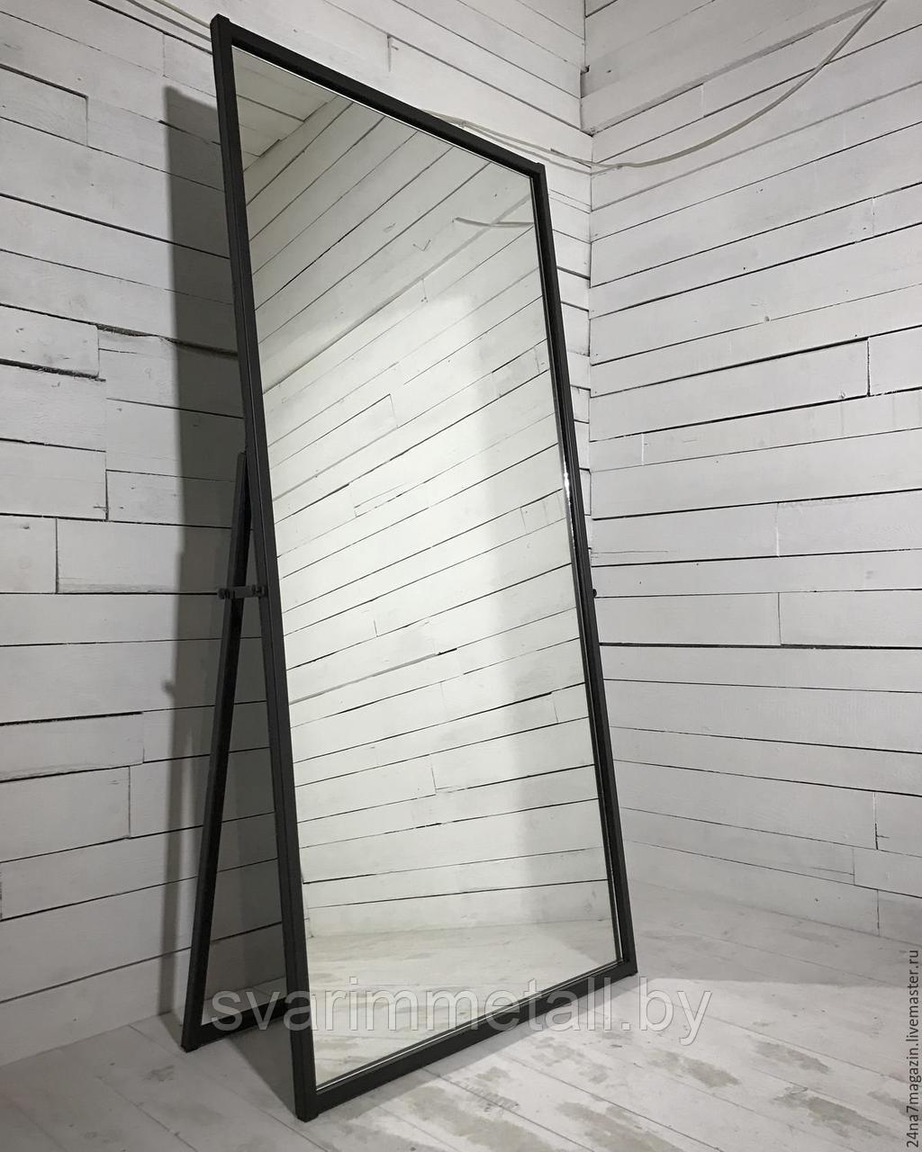 Зеркало в стиле лофт (LOFT), металлический каркас (оправа) - фото 4 - id-p211341580