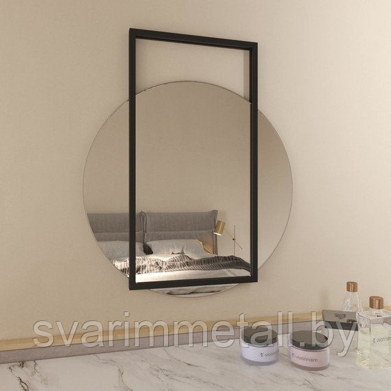 Зеркало в стиле лофт (LOFT), металлический каркас (оправа) - фото 3 - id-p211341650