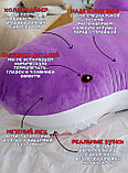 Мягкая игрушка Акула 100 см Фиолетовая, фото 8