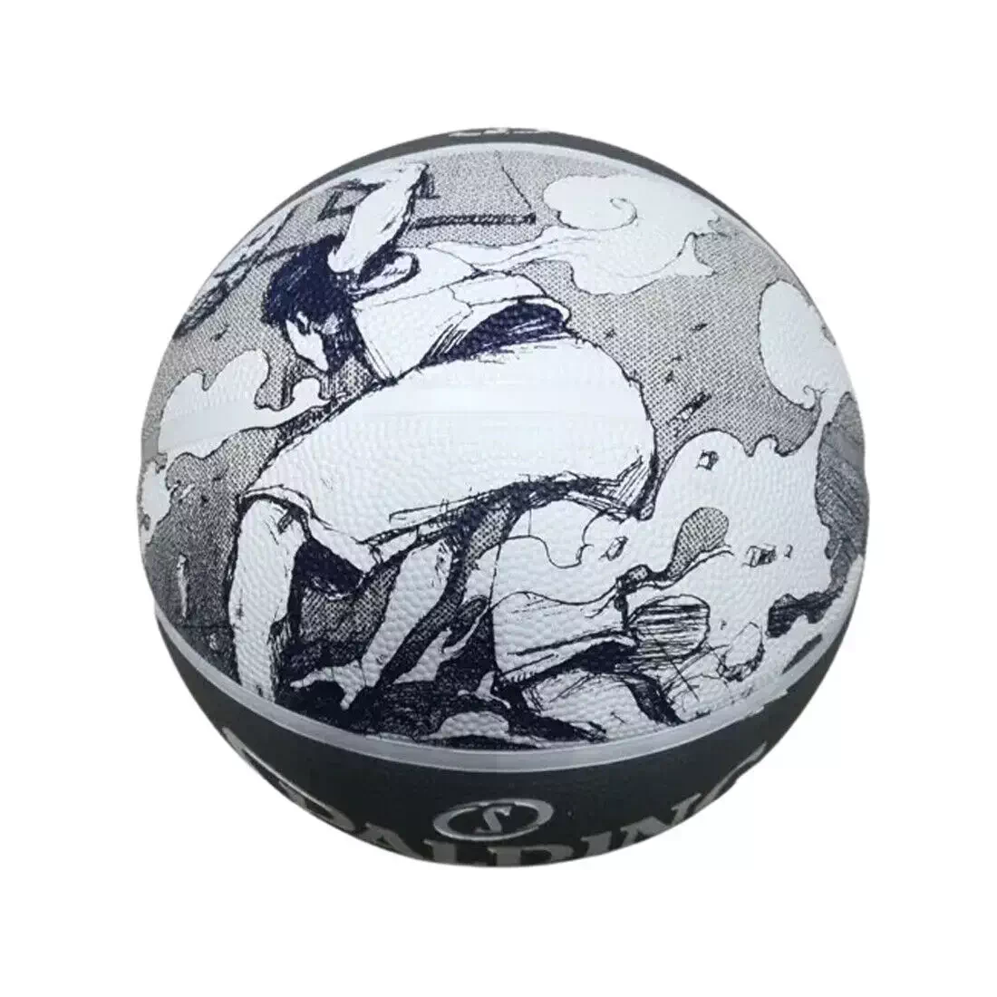 Мяч баскетбольный 7 SPALDING Sketch black - фото 2 - id-p210928265