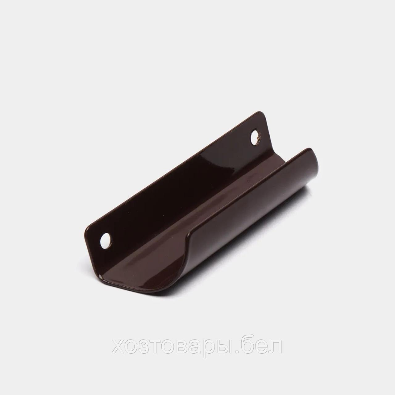 Ручка балконная АL-90 метал. (коричневая) - фото 1 - id-p211339892