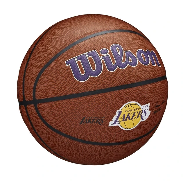 Мяч баскетбольный 7 WILSON NBA Team Alliance L.A. Lakers - фото 4 - id-p210928093