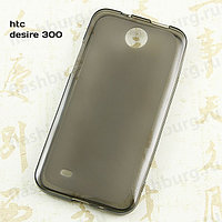 Чехол-накладка для  HTC Desire 300 (силикон) темно-серый, фото 1