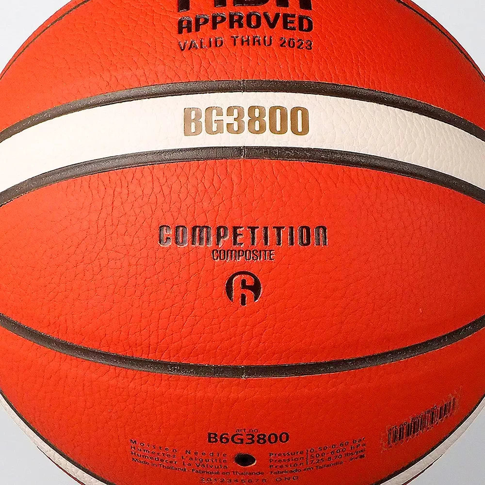 Мяч баскетбольный 6 MOLTEN B6G3800 FIBA - фото 3 - id-p210928132
