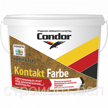 Грунтовка адгезионная Condor Kontakt Farbe, 15 кг, РБ - фото 1 - id-p211345931