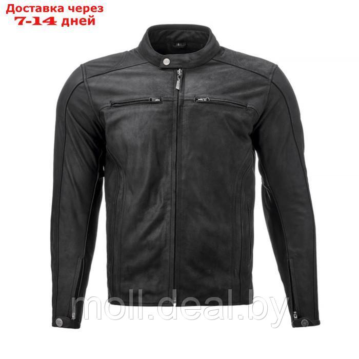 Куртка кожаная MOTEQ Arsenal, мужская, черный, XXXL - фото 1 - id-p211314762