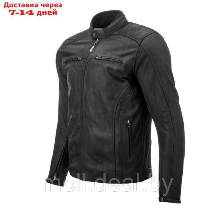 Куртка кожаная MOTEQ Arsenal, мужская, черный, XXXL - фото 2 - id-p211314762