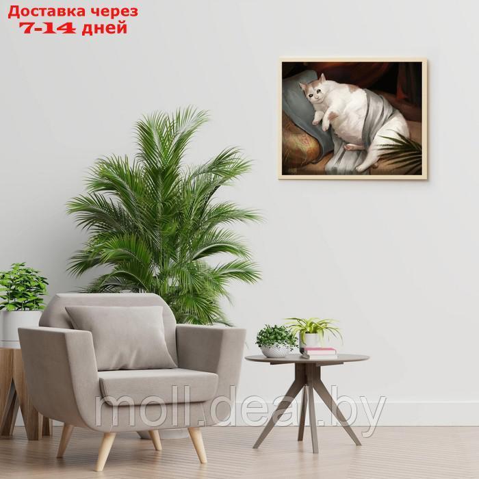 Картина по номерам 40 × 50 см "Толстый котик" 23 цвета - фото 2 - id-p211323747