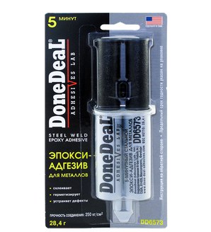 DD6573 Эпокси-адгезив в шприце 5-минутный 2-компонентный DoneDeal, 28.4ml