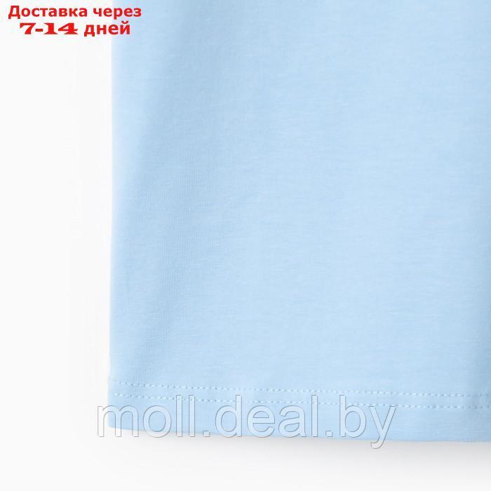 Комплект для мальчика (футболка, шорты) MINAKU цвет св-голубой/серый, рост 98 - фото 10 - id-p211317230
