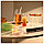 IKEA/ ВЭРМБЛИКСТ поднос, 34x48 см, матовое стекло/темно-красный, фото 3