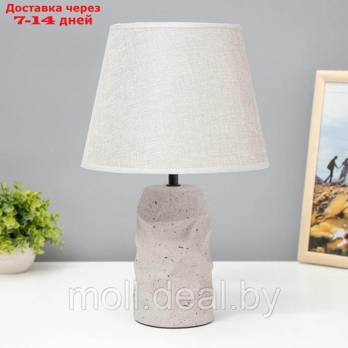 Настольная лампа "Глинка" Е14 40Вт серый 25х25х38,5см - фото 1 - id-p211318462