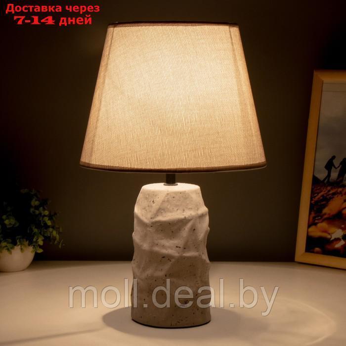Настольная лампа "Глинка" Е14 40Вт серый 25х25х38,5см - фото 3 - id-p211318462
