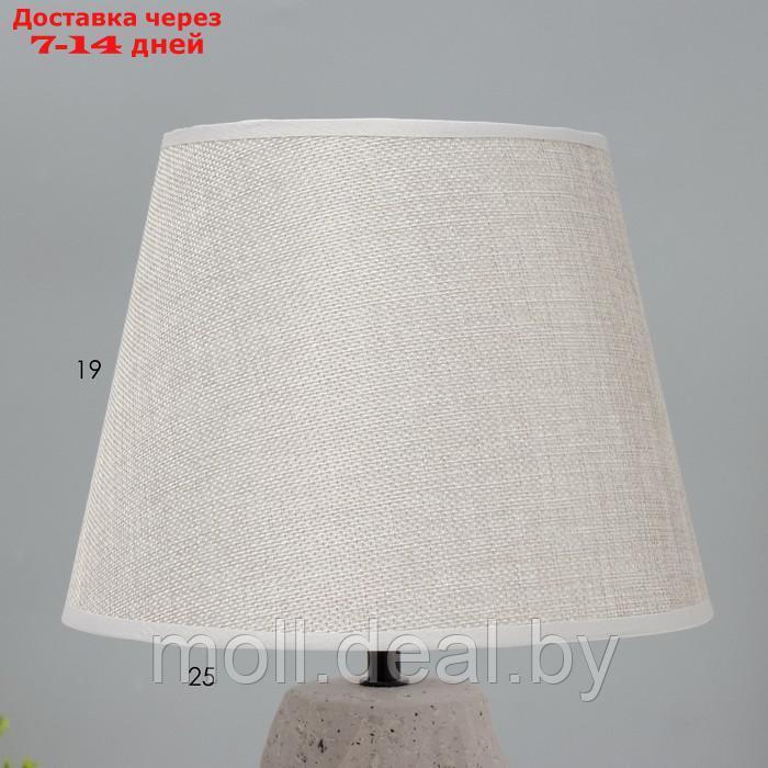 Настольная лампа "Глинка" Е14 40Вт серый 25х25х38,5см - фото 6 - id-p211318462