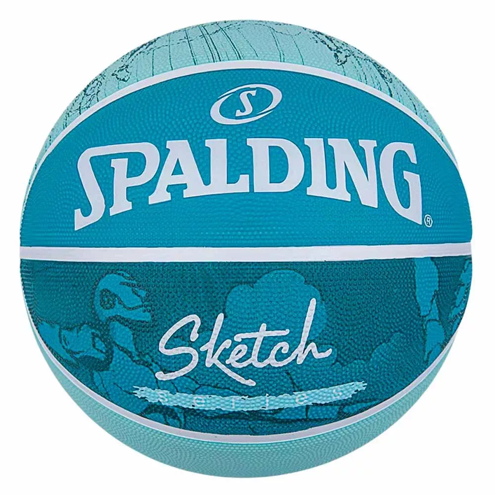 Мяч баскетбольный 7 SPALDING Sketch blue - фото 1 - id-p211355936