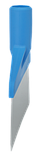 Скребок с рабочей пластиной из нержавейки (гибк.), 260 мм, синий цвет, фото 2