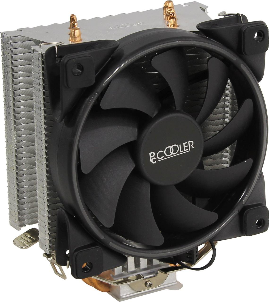 PCCooler GI-X3 Cooler (4пин, 1155/AM4, 26.5дБ, 1000-1800 об/мин, Al+тепл.трубки)