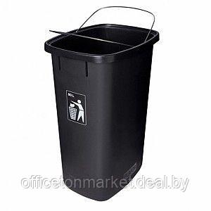 Урна Plafor Sort bin для мусора 28л, цв.черный - фото 2 - id-p211366350
