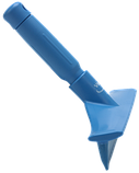 Сверхгигиеничный сгон для столов с мини-ручкой, 245 мм, синий цвет, фото 2