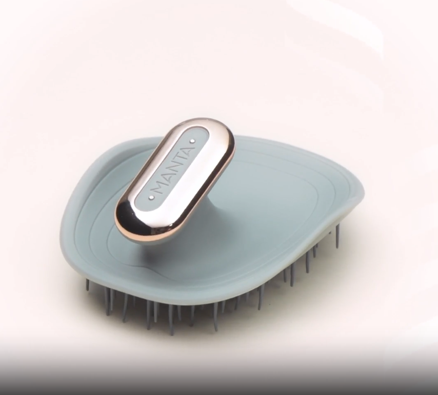 Влагозащитная моющая и массажная Massager Shampoo Brush 2 режима, USB - фото 9 - id-p211378733