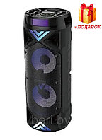 Портативная колонка Speaker ZQS-6201, Bluetooth, беспроводная, микрофон, с подсветкой