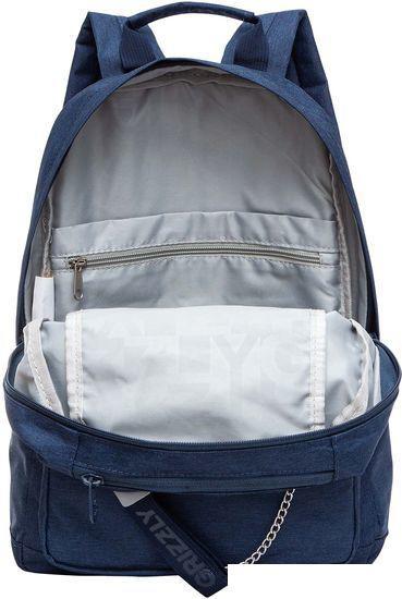 Городской рюкзак Grizzly RXL-321-2 (темно-синий) - фото 4 - id-p209926920