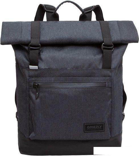 Городской рюкзак Grizzly RQL-315-1 (черный) - фото 2 - id-p209926936