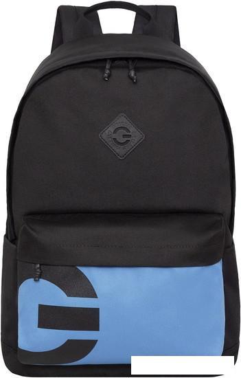 Городской рюкзак Grizzly RQL-317-3 (черный/синий) - фото 2 - id-p209926939