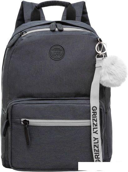 Городской рюкзак Grizzly RXL-321-1 (черный/серый) - фото 2 - id-p209926958
