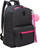 Городской рюкзак Grizzly RXL-321-1 (черный/фуксия)