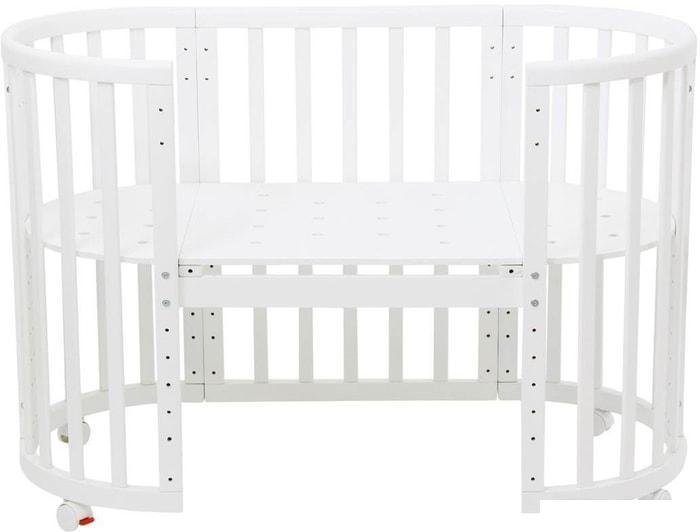 Кроватка-трансформер Polini Kids Simple 911 (белый) - фото 4 - id-p211279890