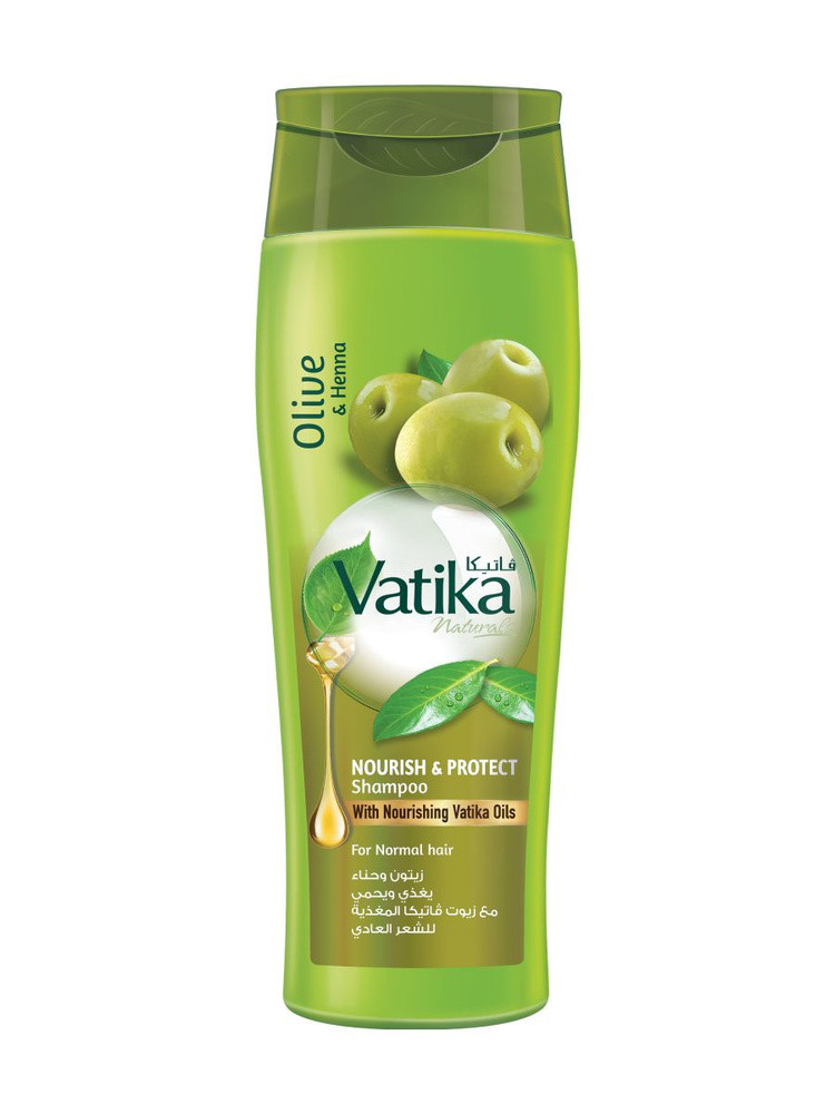 Шампунь для нормальных волос Олива - питание и защита Dabur Vatika, 200 мл - фото 1 - id-p211378855