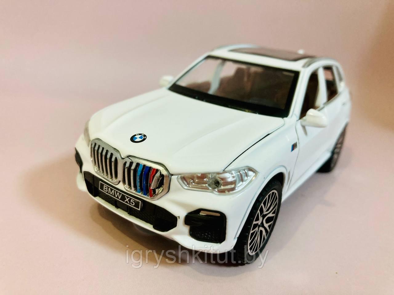 Инерционная металлическая машинка BMW X5 - фото 4 - id-p190641442