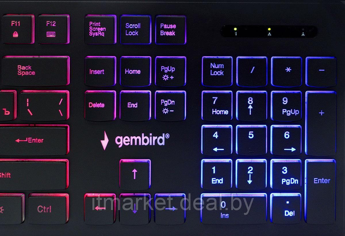 Клавиатура Gembird KB-250L - фото 4 - id-p211379516