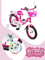 Детский велосипед Favorit Butterfly 14 BUT-14PN розовый/белый