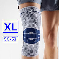 Профессиональный спортивный фиксатор коленного сустава с силиконовой массажной вставкой и пружинной - бандаж