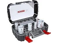 Набор коронок твердосплавных ENDURANCE FOR HEAVY DUTY BOSCH 8 шт. ( универсальные, размеры 22, 25, 35, 40, 51,