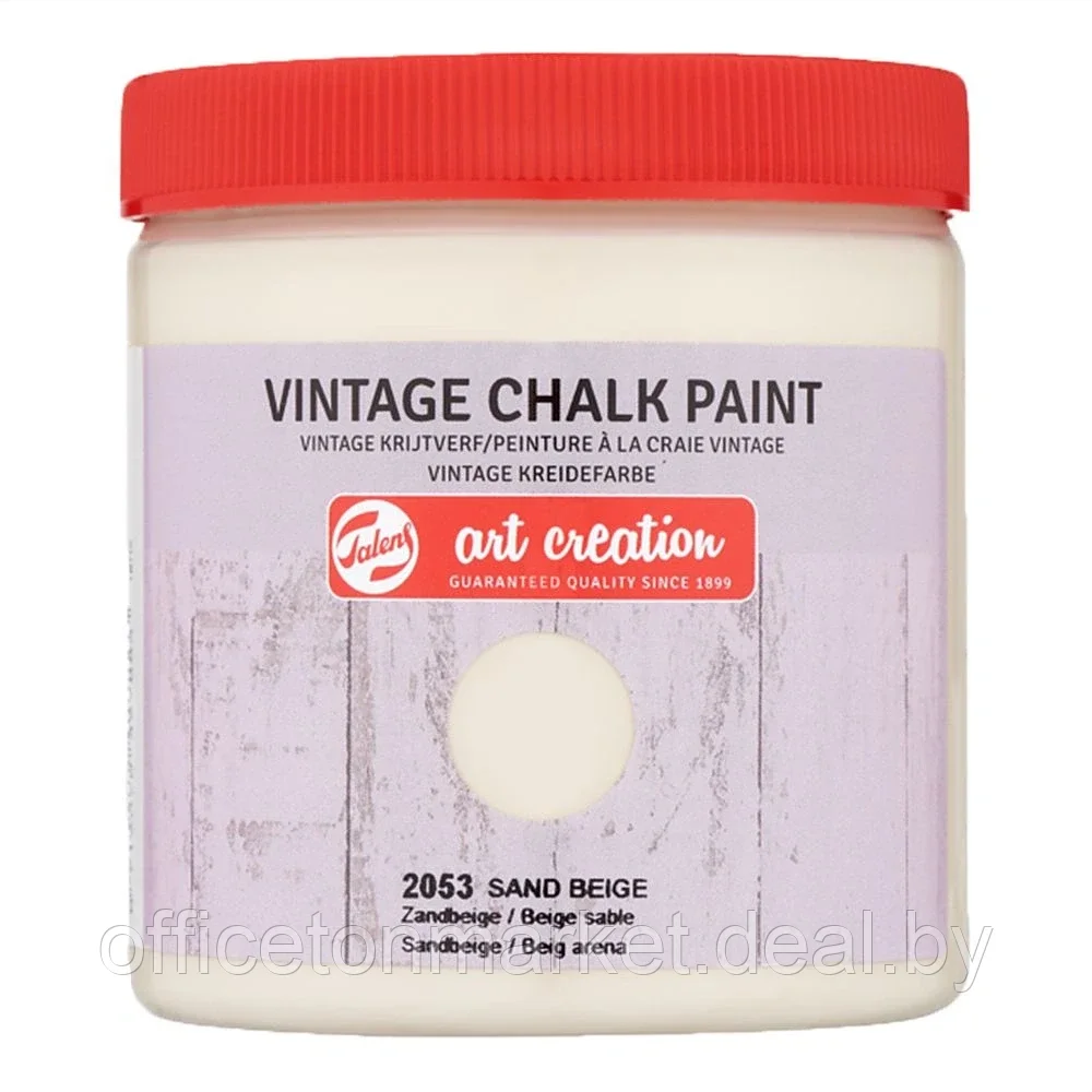 Краска декоративная "VINTAGE CHALK PAINT", 250 мл, 2053 бежевый песок - фото 1 - id-p137129352