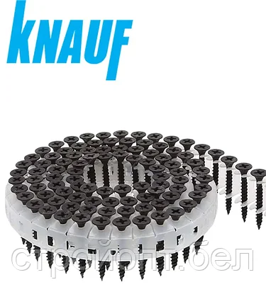 Саморезы в ленте для ГВЛ KNAUF MN 3,9*35, 1000 шт, фото 2