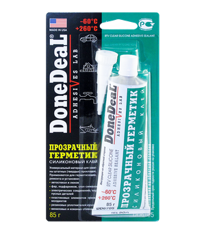 DD6705 Герметик-клей силиконовый прозрачный DoneDeal, 85ml